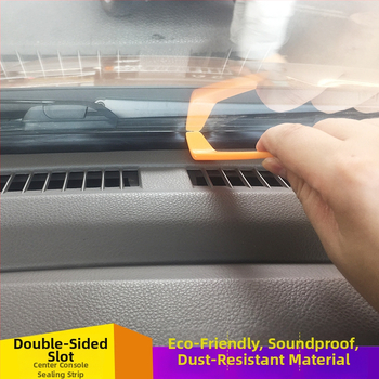 Bandă de etanșare pentru consola centrală a mașinii - cauciuc, model 339, grosime 15, potrivire universală, Zhenhao