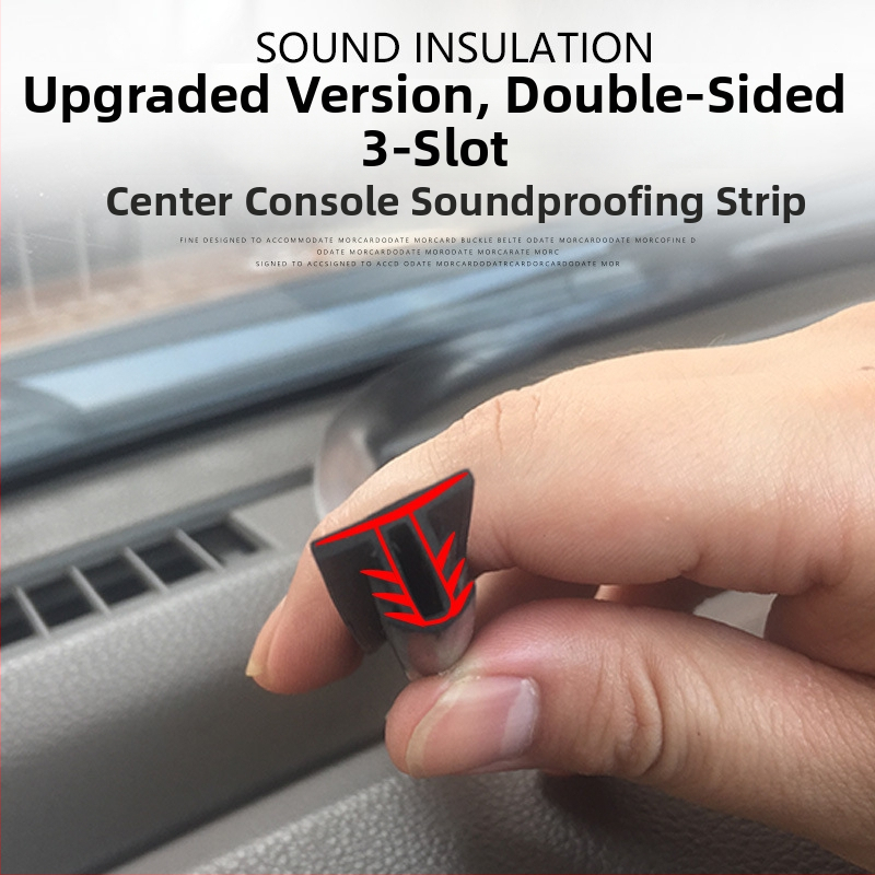 Bandă de etanșare pentru consola centrală a mașinii - cauciuc, model 339, grosime 15, potrivire universală, Zhenhao