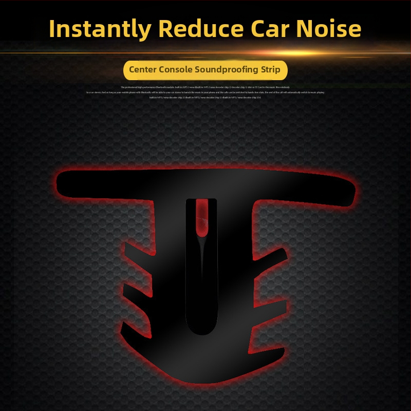 Bandă de etanșare pentru consola centrală a mașinii - cauciuc, model 339, grosime 15, potrivire universală, Zhenhao