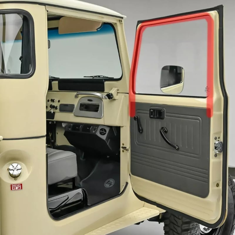 Auto prozorsko brtvilo 68105-90302 ASD – guma, Land Cruiser 76-84