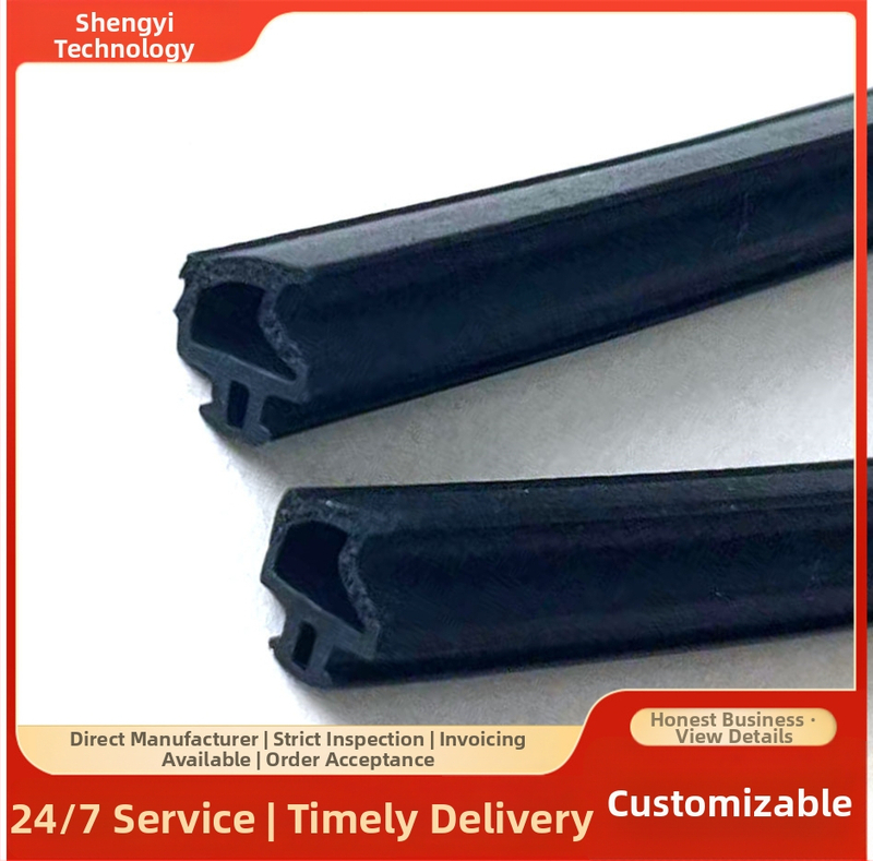 Pielāgota blīvējuma lente alumīnija logiem Broken-Bridge – slotveida tips, EPDM gumija, augstas temperatūras izturība, nodilumizturība, korozijas noturība