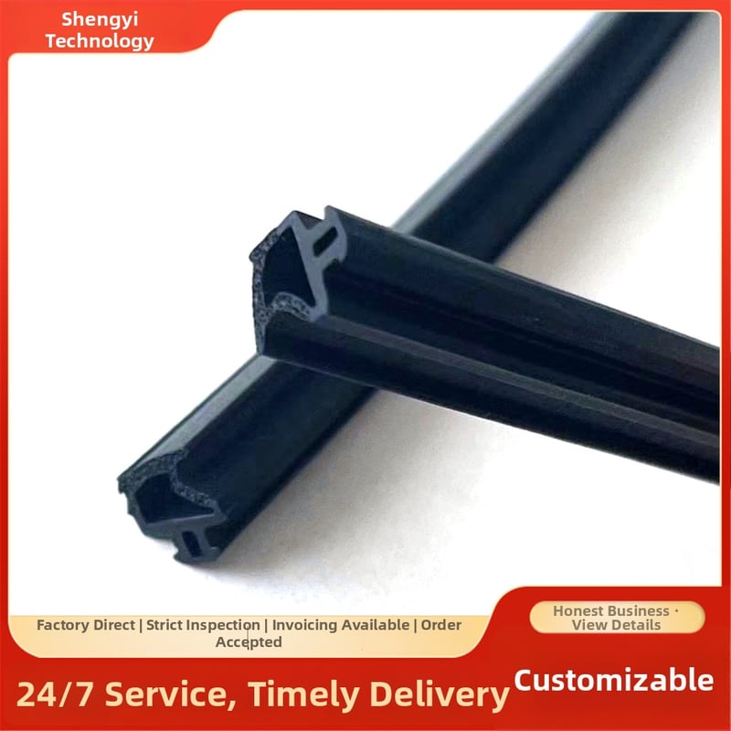 Pielāgota blīvējuma lente alumīnija logiem Broken-Bridge – slotveida tips, EPDM gumija, augstas temperatūras izturība, nodilumizturība, korozijas noturība