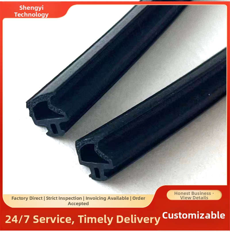 Pielāgota blīvējuma lente alumīnija logiem Broken-Bridge – slotveida tips, EPDM gumija, augstas temperatūras izturība, nodilumizturība, korozijas noturība