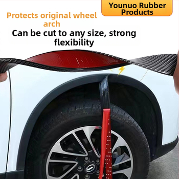 Антиколизионна лента за калник на автомобил | Тип: антиколизионна лента; Марка: Youno; Материал: PVC; Модел: Car wheel eyebrow anti-collision strip; Съвместими модели: General