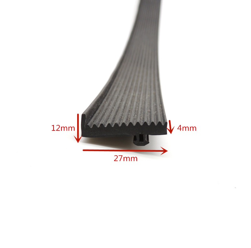 Blīvējuma lenta fotovoltisko stiprinājumu nolūkam, PVC-EPDM materiāls, pielāgota šķērsgriezuma daļa, augsta temperatūras izturība, nodiluma un korozijas izturība, piemērota automobiļiem, ledusskapjiem, elektroierīcēm, skapjiem, durvīm un konteineriem