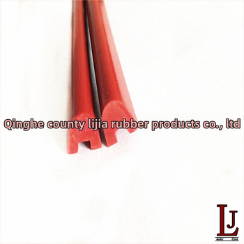 Silikona blīvējošā lente, H-veida šķērsgriezums, fiksēta blīve, darba temperatūra 300°C, darba spiediens 3