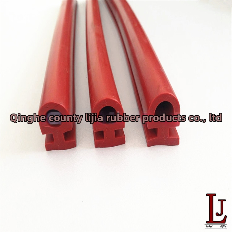 Silikona blīvējošā lente, H-veida šķērsgriezums, fiksēta blīve, darba temperatūra 300°C, darba spiediens 3