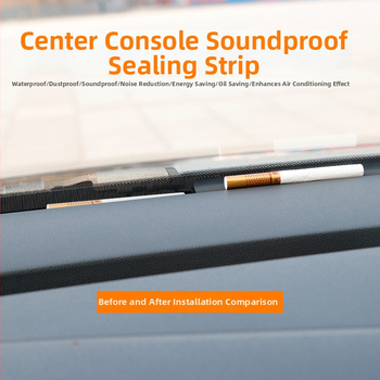 Bandă de etanșare pentru consola centrală a mașinii, din cauciuc, pentru consola centrală, personalizare disponibilă