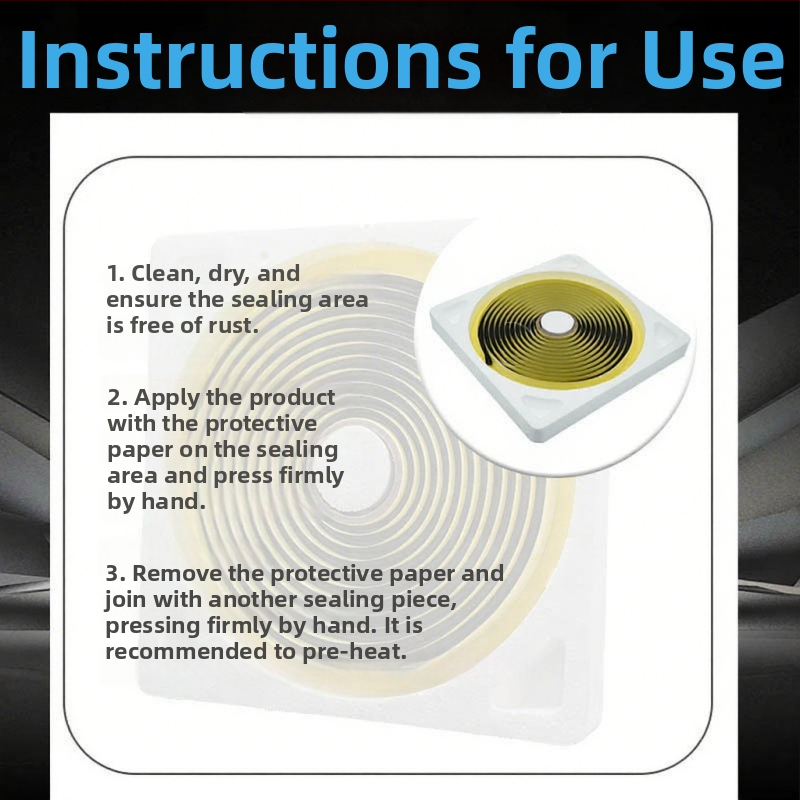 Automobilio sandarinimas Yokohama no.1 Yk 01, butilo karšto lydymo klijai, universalus suderinamumas
