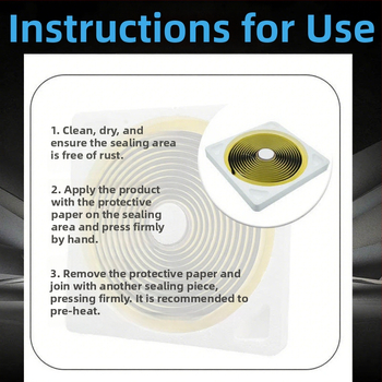 Bandă de etanșare auto cu adeziv din butil topit, model YK 01, potrivire universală, marcă Yokohama no.1