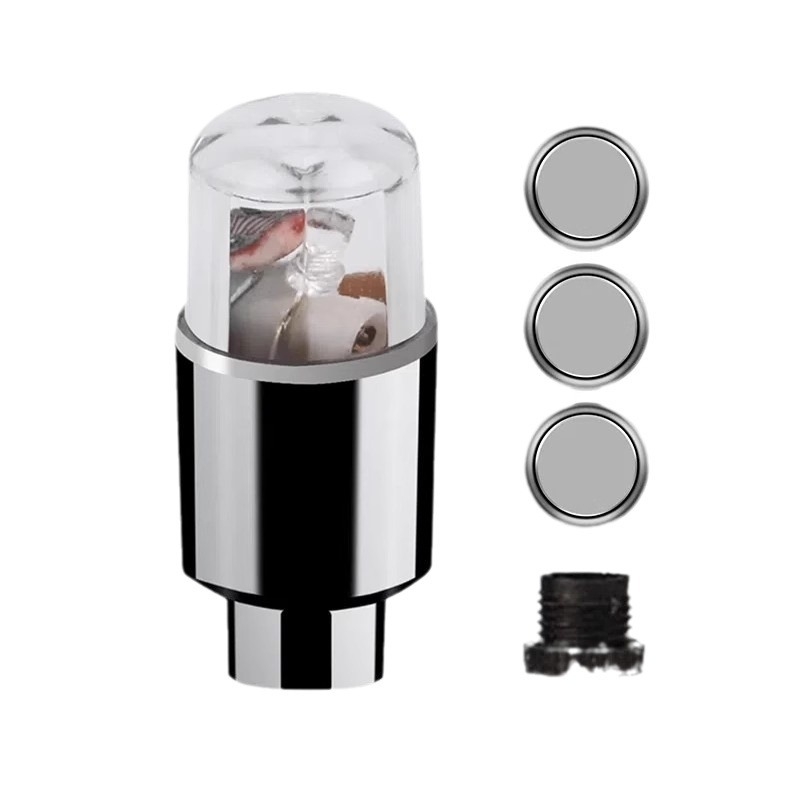 Motociklo padangos vožtuvų žibintai iš nerūdijančio plieno, sriegimo montavimas, bendri matmenys