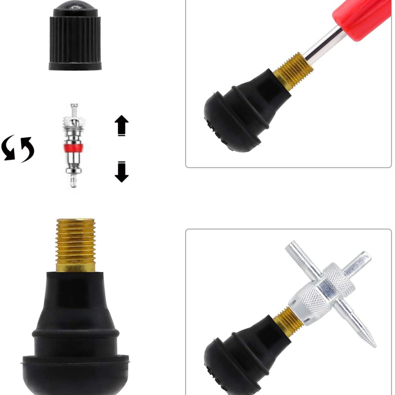 Κλειδί αφαίρεσης πυρήνα βαλβίδας ελαστικού και σετ εγκατάστασης – σώμα από χαλκό, τύπος βιδώματος, μάρκα Wofan, συμβατό με αυτοκίνητα, μοτοσικλέτες, ηλεκτρικά οχήματα και ποδήλατα