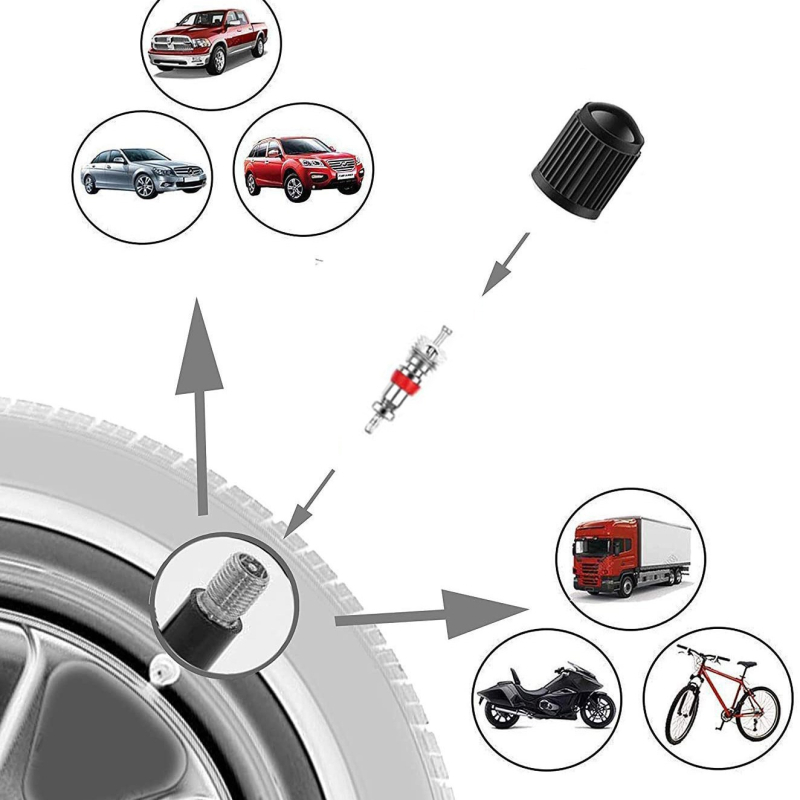 Κλειδί αφαίρεσης πυρήνα βαλβίδας ελαστικού και σετ εγκατάστασης – σώμα από χαλκό, τύπος βιδώματος, μάρκα Wofan, συμβατό με αυτοκίνητα, μοτοσικλέτες, ηλεκτρικά οχήματα και ποδήλατα
