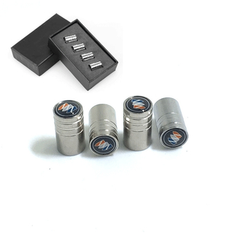 Κάλυμμα βαλβίδας για αυτοκίνητο χωρίς κάμερα, από ανοξείδωτο χάλυβα, βιδωτό, διακοσμητικό κάλυμμα βαλβίδων με αγγλικό νήμα