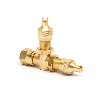 Βαλβίδα ελαστικού φορτηγού, χαλκός, ενσωματωμένη τριών κατευθύνσεων βαλβίδα, στερέωση με βίδα