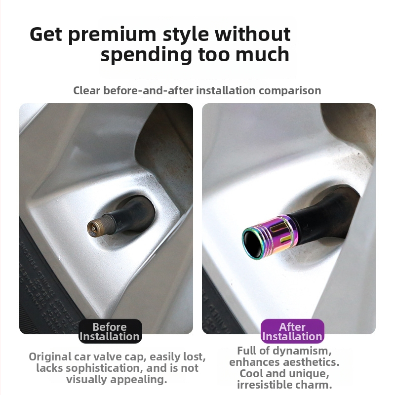 Cazes Κάλυμμα βαλβίδας ελαστικών από χαλκό, βιδωτό, απλός θάλαμος πυρήνα, γενικό μοντέλο