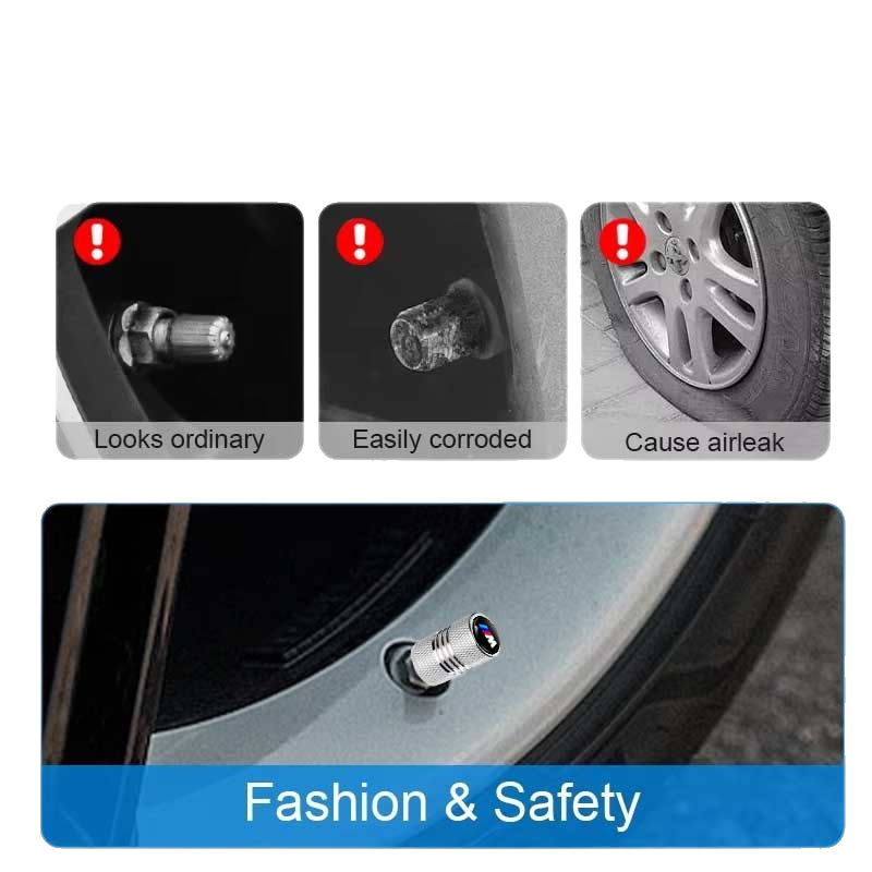 Kapice ventila Mercedes-Benz, kapice ventila za gume, kapice ventila od aluminijske legure, metalni dekorativni poklopci