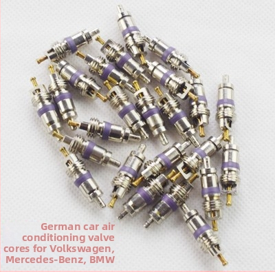 Tubeless ventil pre Mercedes-Benz, BMW Sagitar, Magotan a Ford – guma, veľká dutina jadra, francúzsky závit, skrutkovacie uchytenie