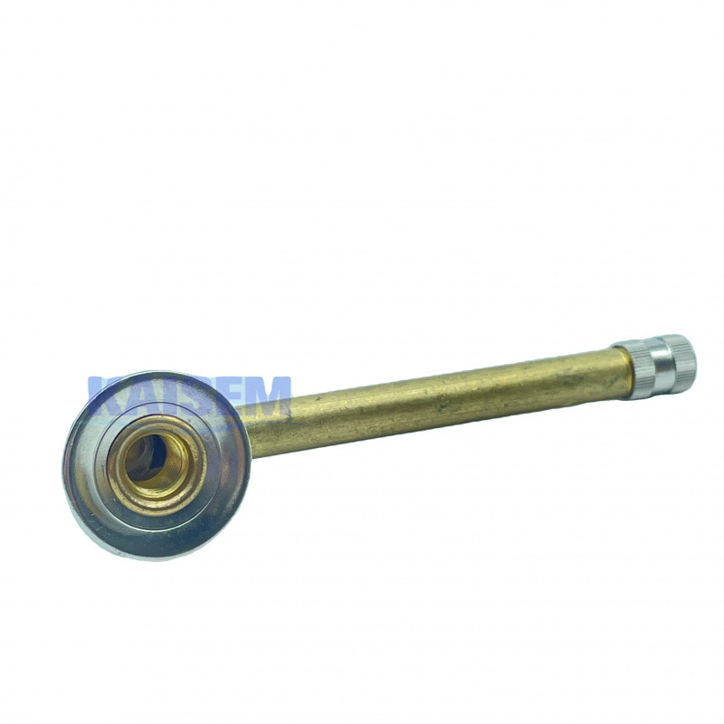 KAISEM V3-03-4 séria meďný ventil na pneumatiky, veľká dutina jadra, talianska ústie, lisovaný spôsob montáže