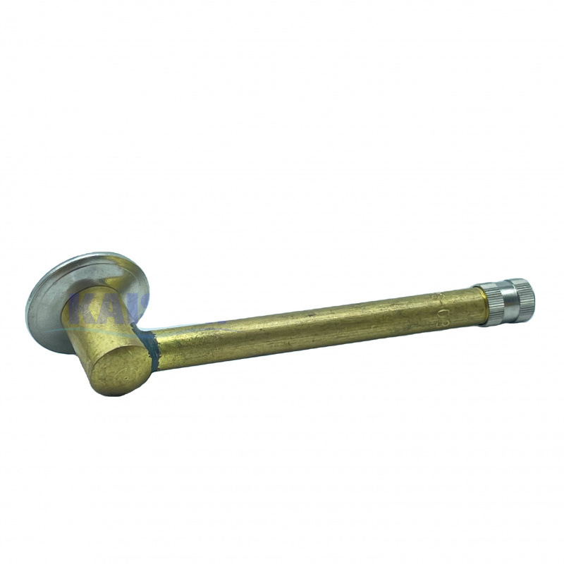 KAISEM V3-03-4 séria meďný ventil na pneumatiky, veľká dutina jadra, talianska ústie, lisovaný spôsob montáže