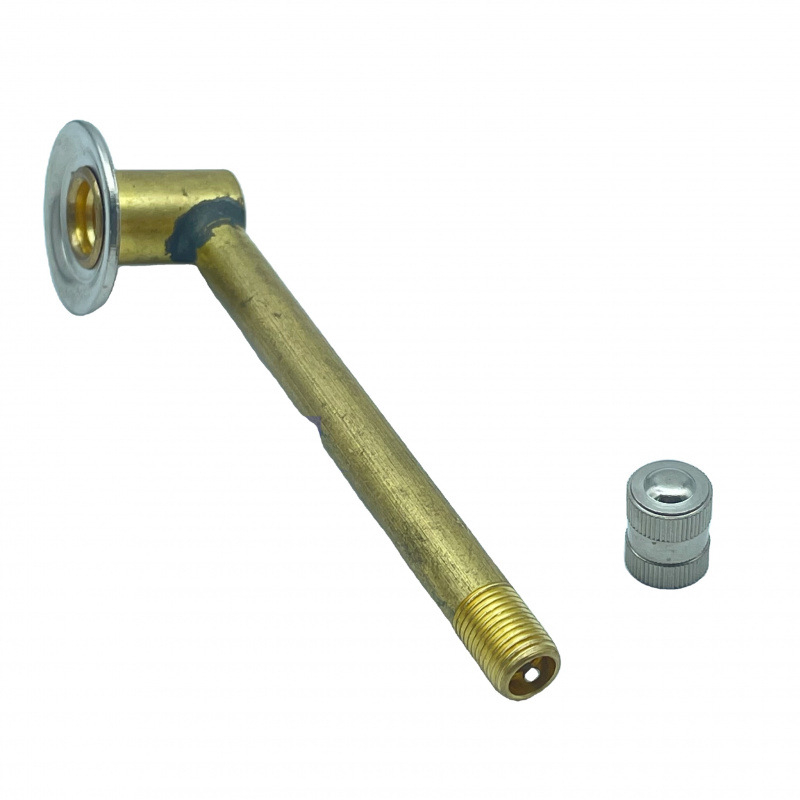 KAISEM V3-03-4 séria meďný ventil na pneumatiky, veľká dutina jadra, talianska ústie, lisovaný spôsob montáže