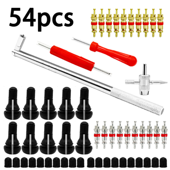 54 gabalu komplekts ventila kodola uzstādīšanai, uzstādīšanas rīki kodolam, auto remontam