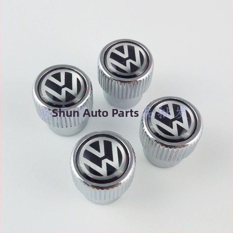 Pretzādzības ventila vāciņš auto riepām (nerūsējošs tērauds; standarta ventila korpuss; vispārēja saderība)