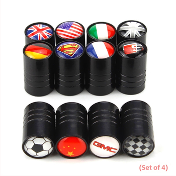 Bezdūšu riepu ventīla vāciņš ar logotipu, vara materiāls, pagarināts ventīla kodols