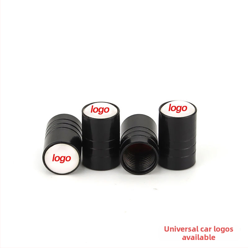 Bezdūšu riepu ventīla vāciņš ar logotipu, vara materiāls, pagarināts ventīla kodols