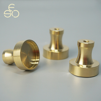 Μπρούντζινη βάση λαβής για συρτάρια — στυλ Light Luxury, κατεργασία CNC, μοντέλο AX50HB-22, Fu Shengda-Aozun