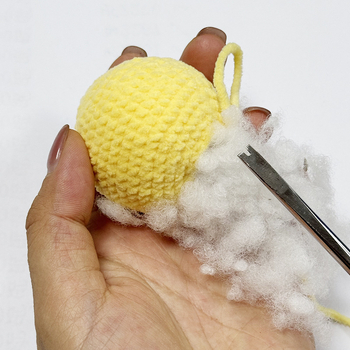 Unealtă de umplere din bumbac pentru jucării pluș, cu mâner