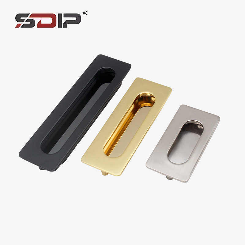 Λαβή πόρτας ντουλάπας από αλουμίνιο με κρυφή οπή, μοντέρνο μινιμαλιστικό στυλ, σχεδίαση σε λωρίδες, ενσωματωμένη εγκατάσταση, για ντουλάπες