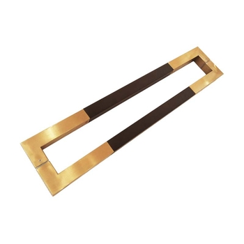 Üvegajtó kilincs rozsdamentes acélból – modell Q-3025; rejtett szerelés; az ajtó középpontjában történő felszerelés; új kínai stílus