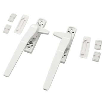 Λαβή παραθύρου ανοιγόμενου, μοντέλο με ένα σημείο επτά χαρακτήρες, κράμα ψευδάργύρου, για πλαστικό-χάλυβα παραθύρα, μοντέρνο μινιμαλιστικό στυλ, GREEN TIDE / GREEN titanium