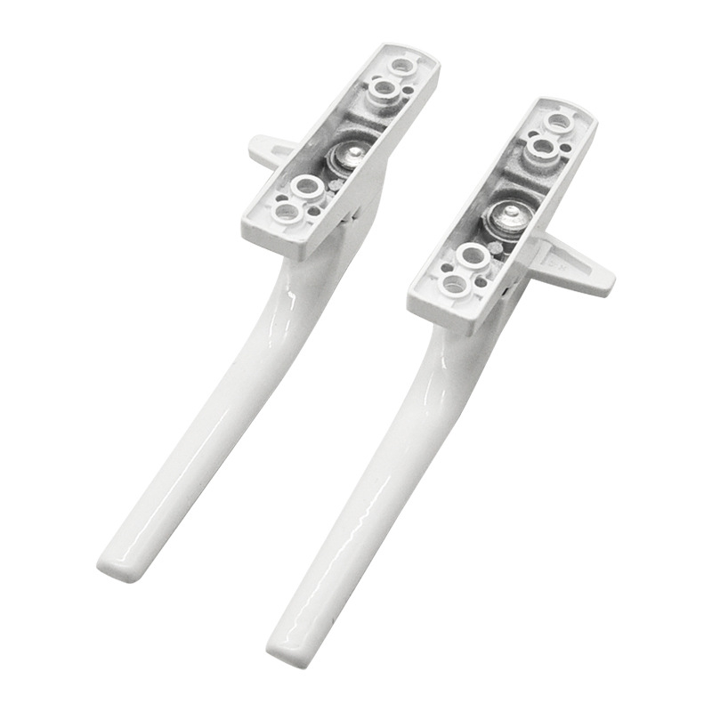 Λαβή παραθύρου ανοιγόμενου, μοντέλο με ένα σημείο επτά χαρακτήρες, κράμα ψευδάργύρου, για πλαστικό-χάλυβα παραθύρα, μοντέρνο μινιμαλιστικό στυλ, GREEN TIDE / GREEN titanium