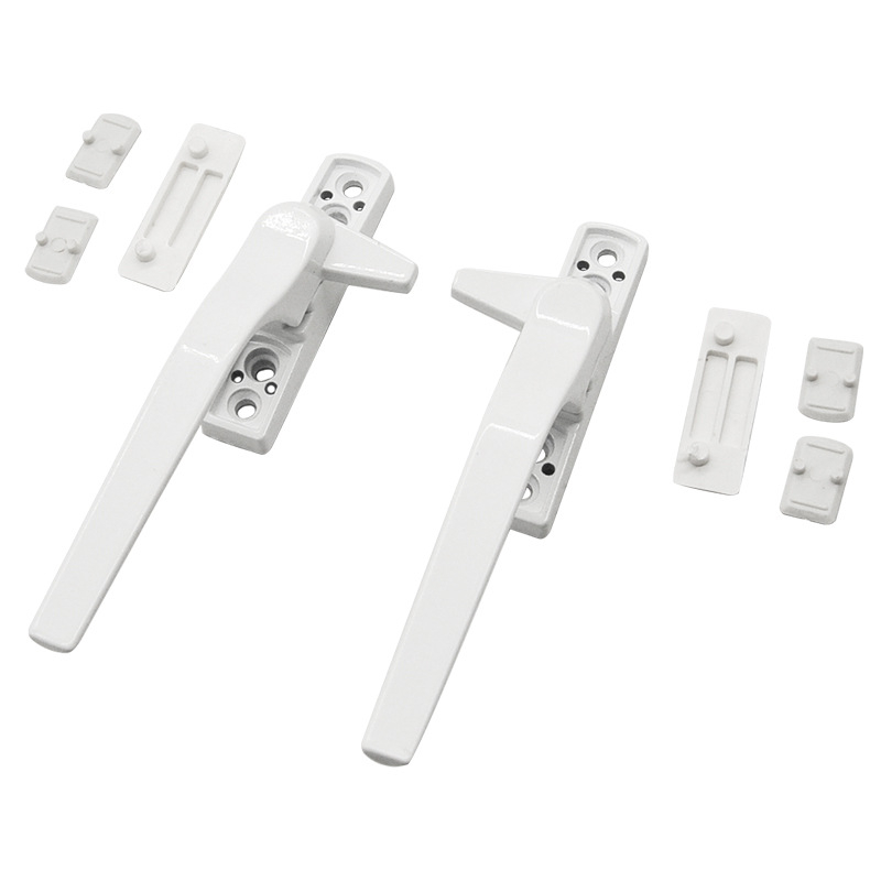 Λαβή παραθύρου ανοιγόμενου, μοντέλο με ένα σημείο επτά χαρακτήρες, κράμα ψευδάργύρου, για πλαστικό-χάλυβα παραθύρα, μοντέρνο μινιμαλιστικό στυλ, GREEN TIDE / GREEN titanium