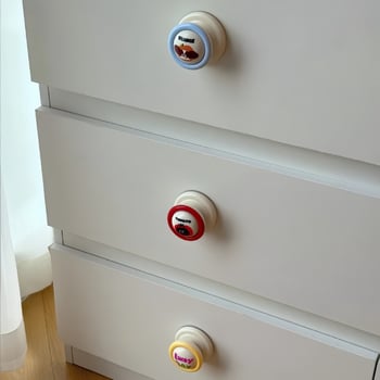 Χειρολαβή πόρτας με βεντούζα για ντουλάπες, ντουλάπια και συρόμενες γυάλινες πόρτες - ABS, Μοντέρνο μινιμαλιστικό στυλ, Μοντέλο 111