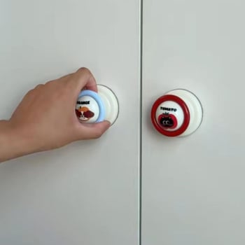 Χειρολαβή πόρτας με βεντούζα για ντουλάπες, ντουλάπια και συρόμενες γυάλινες πόρτες - ABS, Μοντέρνο μινιμαλιστικό στυλ, Μοντέλο 111