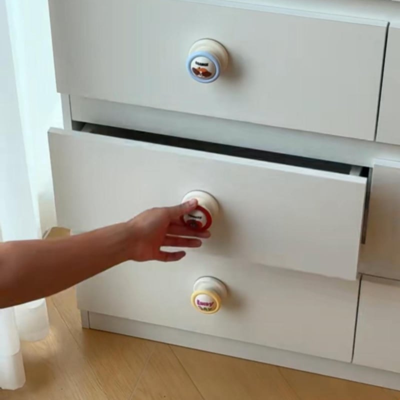 Χειρολαβή πόρτας με βεντούζα για ντουλάπες, ντουλάπια και συρόμενες γυάλινες πόρτες - ABS, Μοντέρνο μινιμαλιστικό στυλ, Μοντέλο 111