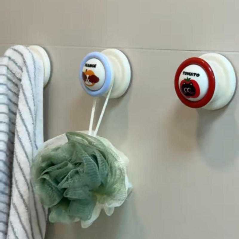 Χειρολαβή πόρτας με βεντούζα για ντουλάπες, ντουλάπια και συρόμενες γυάλινες πόρτες - ABS, Μοντέρνο μινιμαλιστικό στυλ, Μοντέλο 111