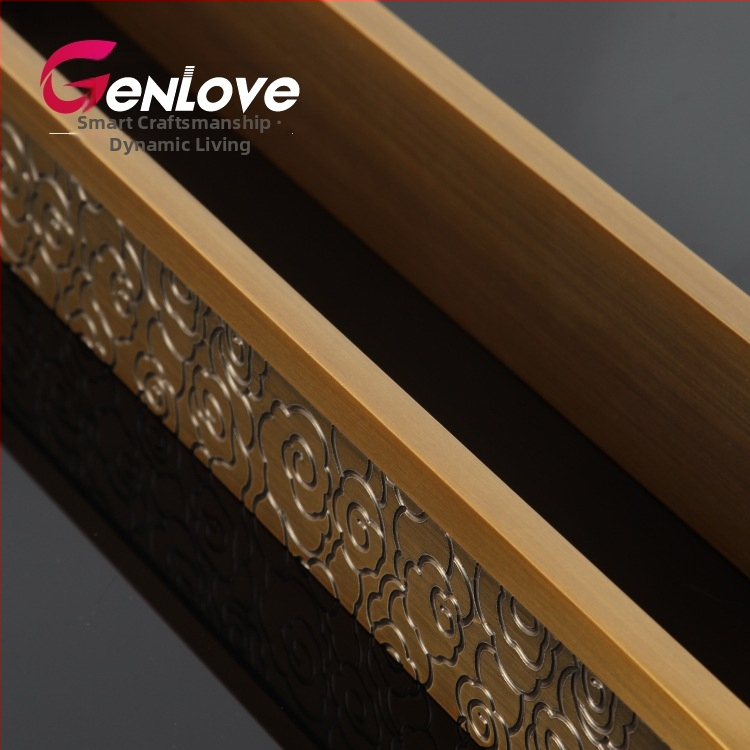 Λαβή πόρτας - αλουμινένια, ηλεκτροπλατίζηση, μοντέλο Wx-dls627, επιφανειακή εγκατάσταση (πόρτα εισόδου)