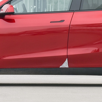 Анти-колизионни диамантени стикери за ъгъла на автомобилната врата – диамантен материал, триъгълен модел, общо предназначение