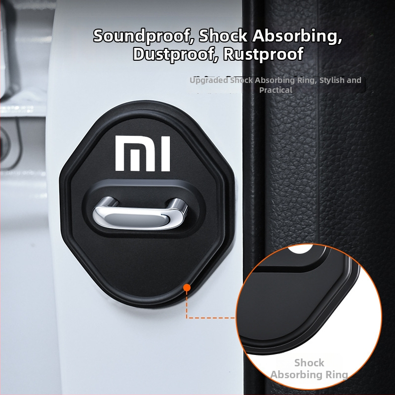 Silikónový tlmiaci kryt zámku dverí pre Xiaomi Su7/Yu7, model 001, prispôsobiteľný