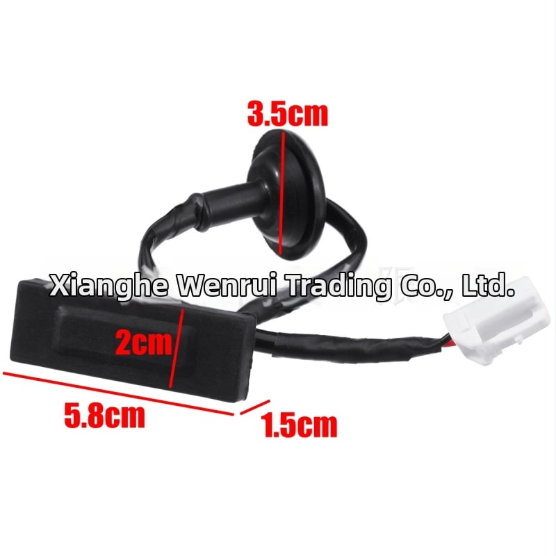 Aizmugures bagāžas vāka taustiņš Hyundai Accent Solaris | BFLC, detaļu numuri: 812601R000, 81260-1R000 | Atvēršanas veids: taustiņš