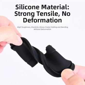 Silikona automašīnas gaisa spilvena vibrāciju slāpējošā plāksne, universāls modelis, atvērums šūpošanās veidā, divpusējā līmes lente, centra atveres attālums 1,5 cm