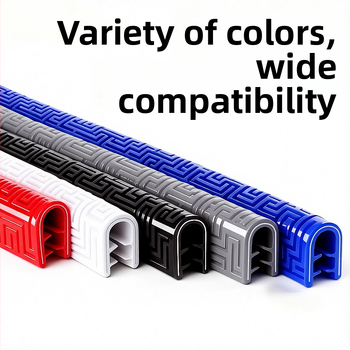 U-veida blīvēšanas lenta automaļu durvīm, aizsarg-dekoratīvā lenta nodilumizturīga, zīmols HRY