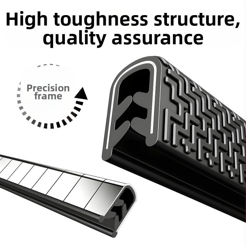 U-veida blīvēšanas lenta automaļu durvīm, aizsarg-dekoratīvā lenta nodilumizturīga, zīmols HRY