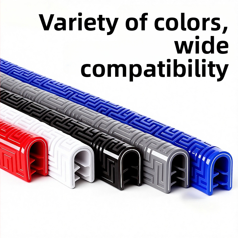 U-veida blīvēšanas lenta automaļu durvīm, aizsarg-dekoratīvā lenta nodilumizturīga, zīmols HRY