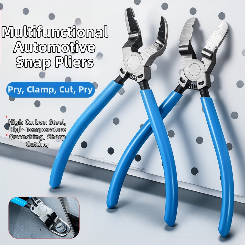 Daudzfunkcionālas lokveida formas knaibles automaļu iekšdurvju paneļu demontāžai – oglekļa tērauds, pretkorozija, plastmasas sprādžu demontēšanas instruments, svars 0,144 kg