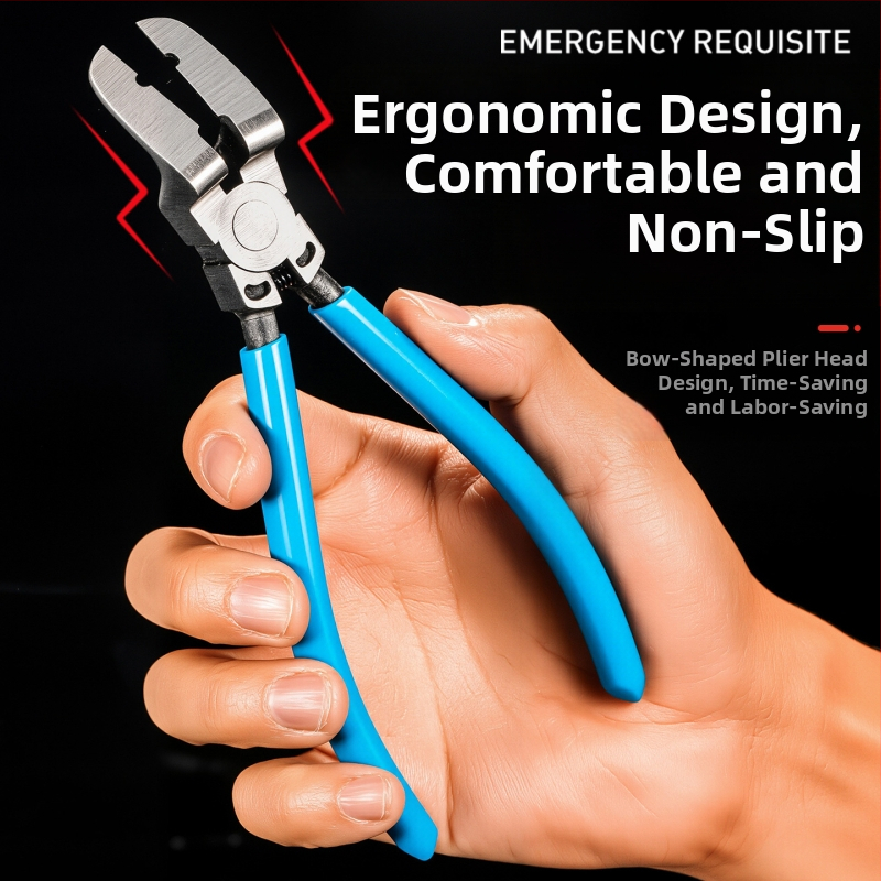 Daudzfunkcionālas lokveida formas knaibles automaļu iekšdurvju paneļu demontāžai – oglekļa tērauds, pretkorozija, plastmasas sprādžu demontēšanas instruments, svars 0,144 kg